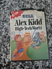 Alex Kidd High-Tech World Sega Master System Video Game 1989 Vintage 