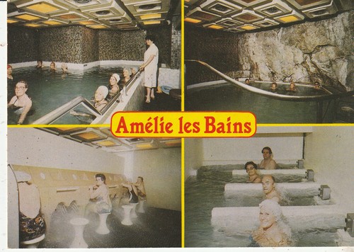 Cpsm amelie les bains chaine - bains,