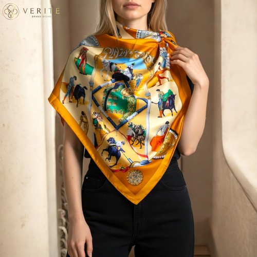 Rare vintage hermes foulard - vintage, en