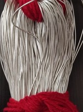 Fil à broder argenté