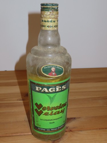 Bouteille liqueur verveine - bouteille,