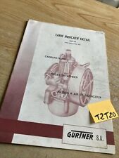 1972 Gurtner Carburetor Silent Air Filter Price List Catalog Price