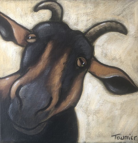 Tableau chèvre tourrier - tableau,