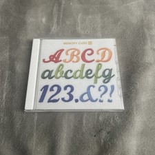 Alphabet Embroidery Designs Card #21 Janome 8000 9000 Elna Kenmore
