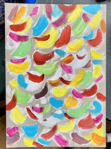 Tableau peinture abstrait - peinture,