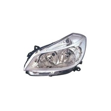 Phare avant gauche fond chromé Renault Clio 3 phase 1 2005-2009