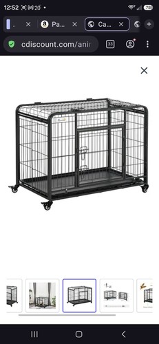 Cage roulettes pour chien - roulettes,