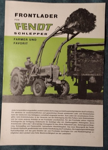 Rare prospekt fendt - rare, *****
