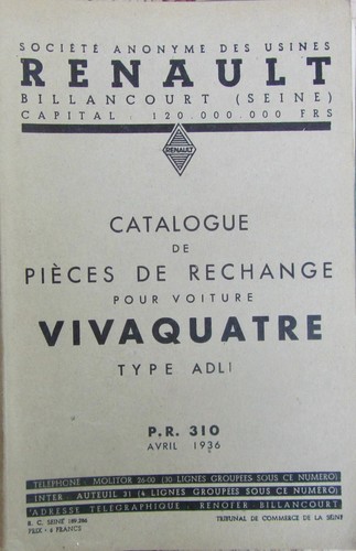 1936 renault vivaquatre adl1 - 1936,