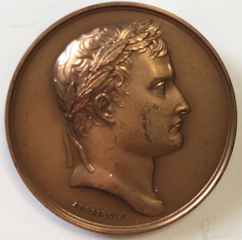 Médaille bronze napoleon 1er - médaille,