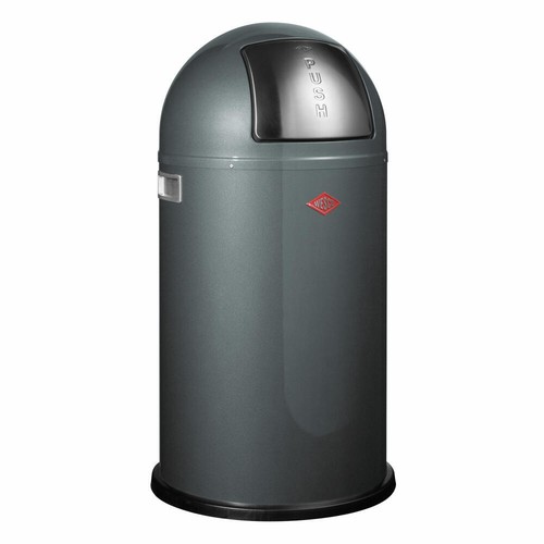 Wesco pushboy push waste bin - wesco,