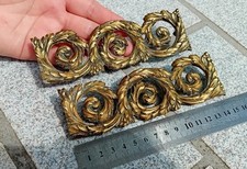 1 antique element decoration / ornament bronze pediment, furniture, pendulum