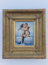 Huile sur panneau L'Amour et