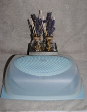 🌟TUPPERWARE Cave à Fromage Boite Fromagère Rectangulaire 30 x 20 cm 3 à 6 Bleu