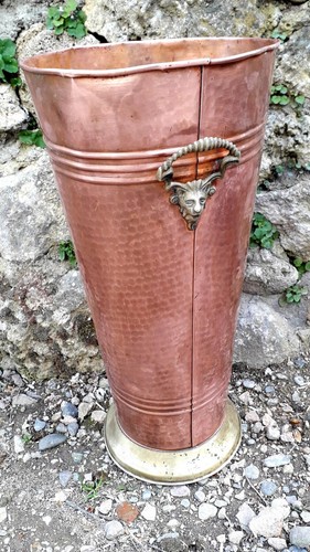 Porte parapluie cuivre