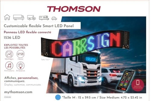 Panneau led interactif thomson - panneau,