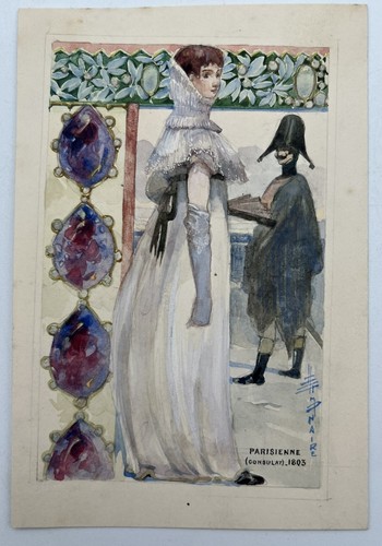 Gouache originale maquette - gouache,