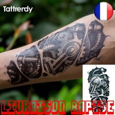 .Tatouage Temporaire 3D Robot