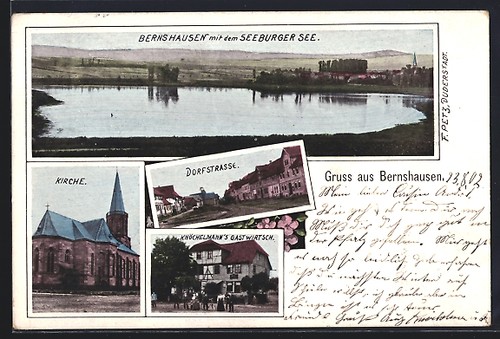 Carte postale bernshausen - postale,