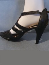 sandales à talons hauts cuir
