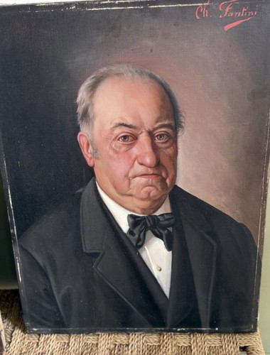 Tableau ancien portrait - tableau,
