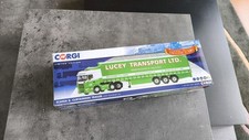 1/50 CORGI HAULIERS RENOWN CAMION TRUCK SCANIA RIDELLES TRAILER LUCEY TRANSPORT 