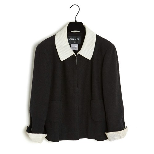 Chanel 2009 veste fr40 black - veste,