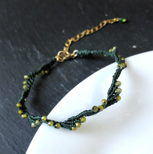 Bracelet micro macramé - bracelet,