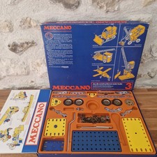 BOITE MECCANO N°3 BLEUE AVEC