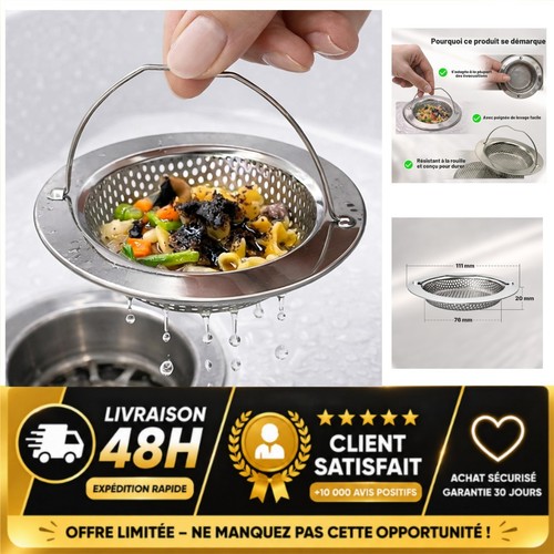 Filtre évier cuisine - Évier, inox
