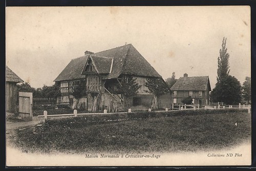 Cpa crévecoeur auge - cpa, crévecoeur-en-auge