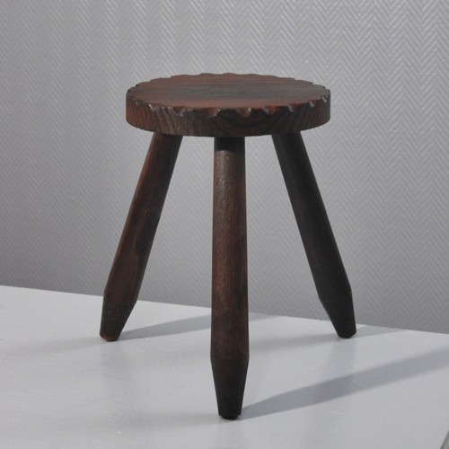 Tabouret traite tripode - de,