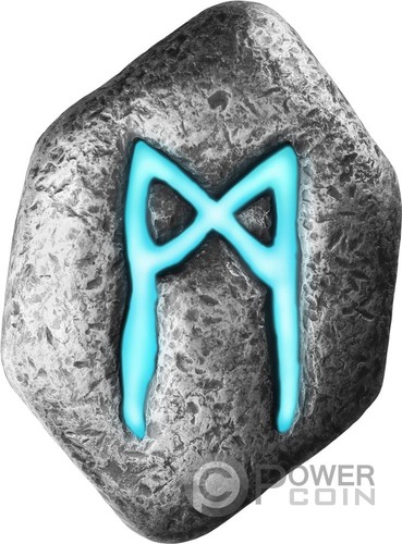 Mannaz cast rune lingot - mannaz,