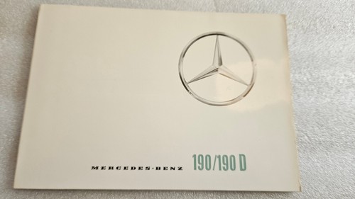 1962 brochure mercedes 190 - 190, &