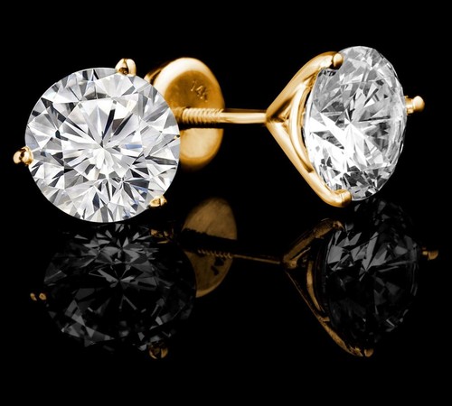 Boucles oreilles or jaune - boucles,