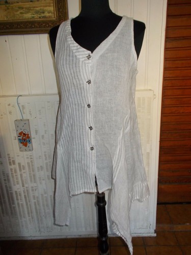 Tunique boutons longue