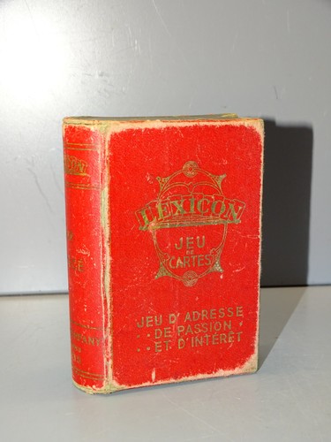 Ancien jeu carte lexicon - de,