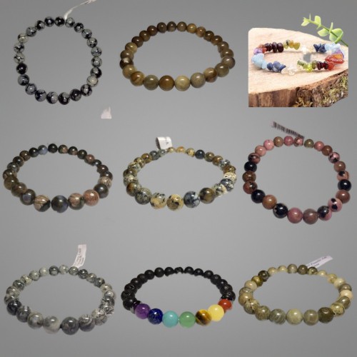 Bracelet boule pierre