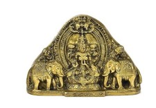 Suspension Murale Gaja Lakshmi Kirtimukha En Laiton Pour Décor De Maison Bureau