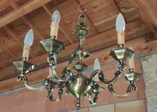 Lustre En bronze 6 Branches