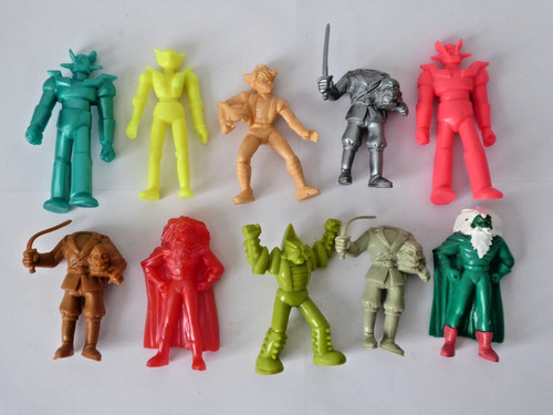 Lot 10 figurines pvc - lot, de