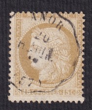 France-Cérès-Yvert N°55 oblitéré cachet convoyeur station ANOR