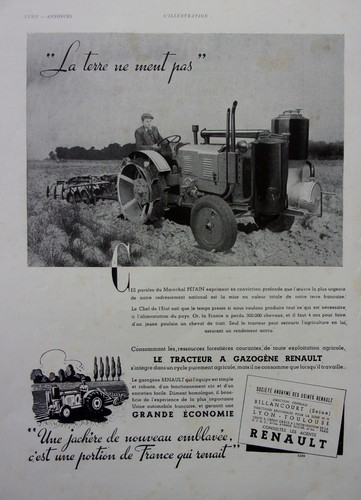Rare publicite tracteur - ,