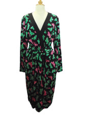 Robe portefeuille en crêpe de