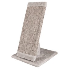 Flamant Rose Grattoir Greta Table Gris Pour Chats Avec Jouet 31x31x47,5 Cm