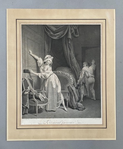 Amant favorisé gravure - l'amant, favorisé,