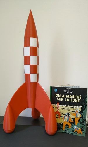 Fusée tintin 80cm - tintin,