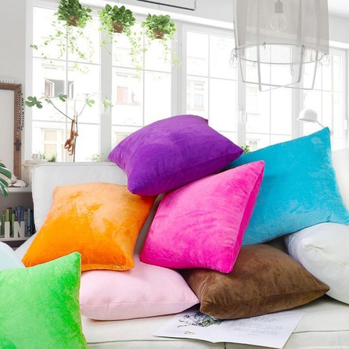 Housse coussin velours - coussin, en