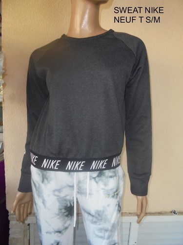 Sweat nike gris logo - gris,