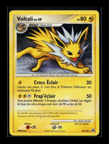 Carte pokémon voltali 100 - pokémon, 23/100